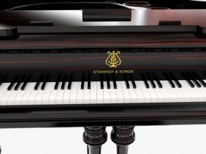 piano model Modello 3D