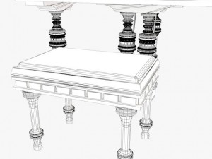 piano model Modello 3D