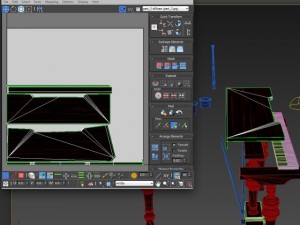 piano model Modello 3D