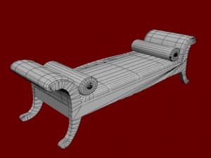 sofa model 3D 모델