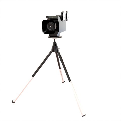 web camera 3D 모델 .c4d .max .obj .3ds .fbx .stl .blend 