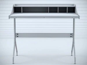 nelson swag leg desk 3D Model