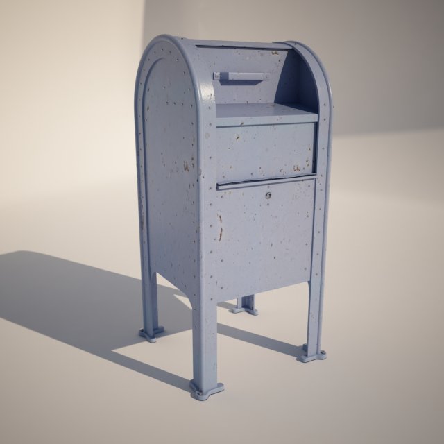 mail box 3D-Modell .c4d .max .obj .3ds .fbx .stl .blend 