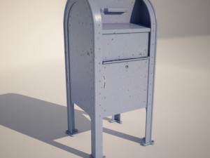 mail box 3D मॉडल