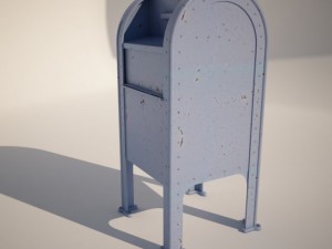 mail box 3D-Modell