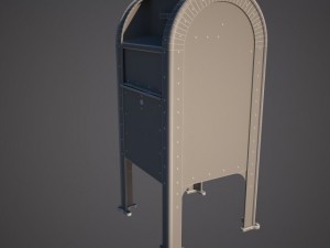 mail box 3D-Modell