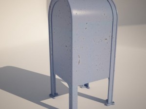 mail box 3D-Modell