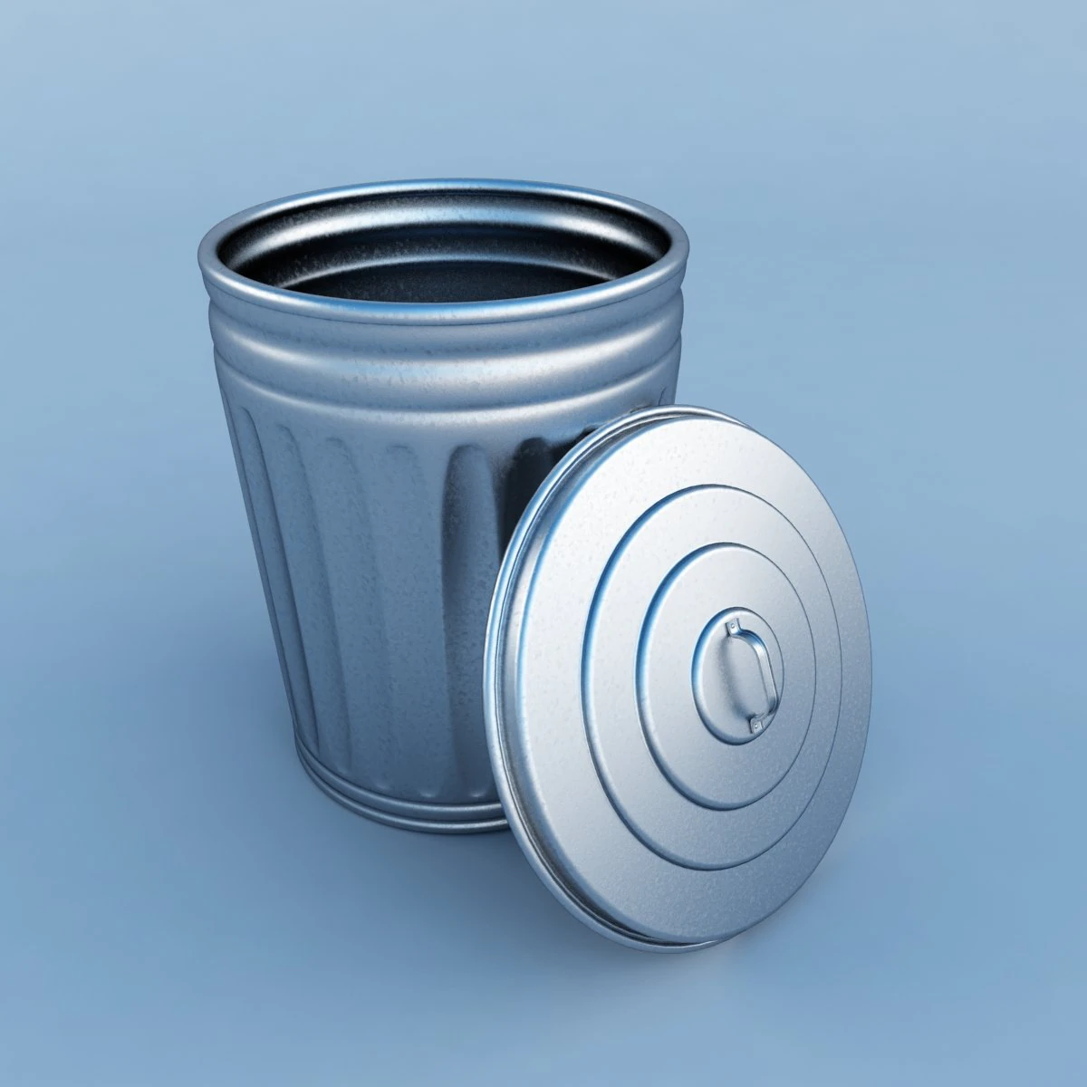 trash can 3D Model .c4d .max .obj .3ds .fbx .stl .blend 