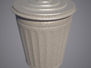 trash can Model 3D