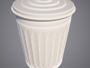 trash can Model 3D