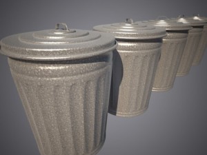 trash can Model 3D