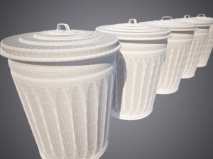 trash can Model 3D