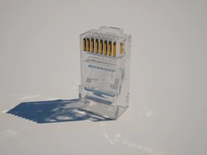 Connettore ethernet 8p8c rj45 Modello 3D