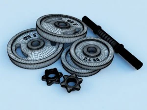 haltere Modelo 3D