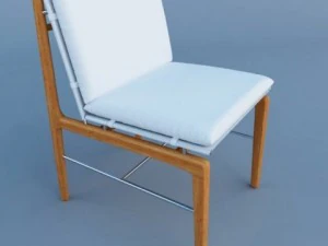 обідній стілець finn 3D Модель