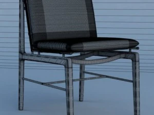 обідній стілець finn 3D Модель