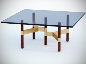 helix coffee table Model 3D