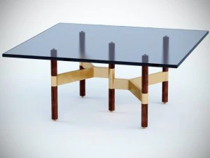 tavolino elicoidale Modello 3D