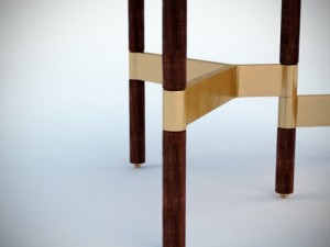 helix coffee table Model 3D
