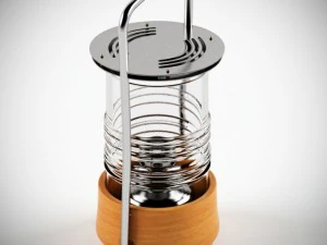 볼라드 오일 램프 3D 모델