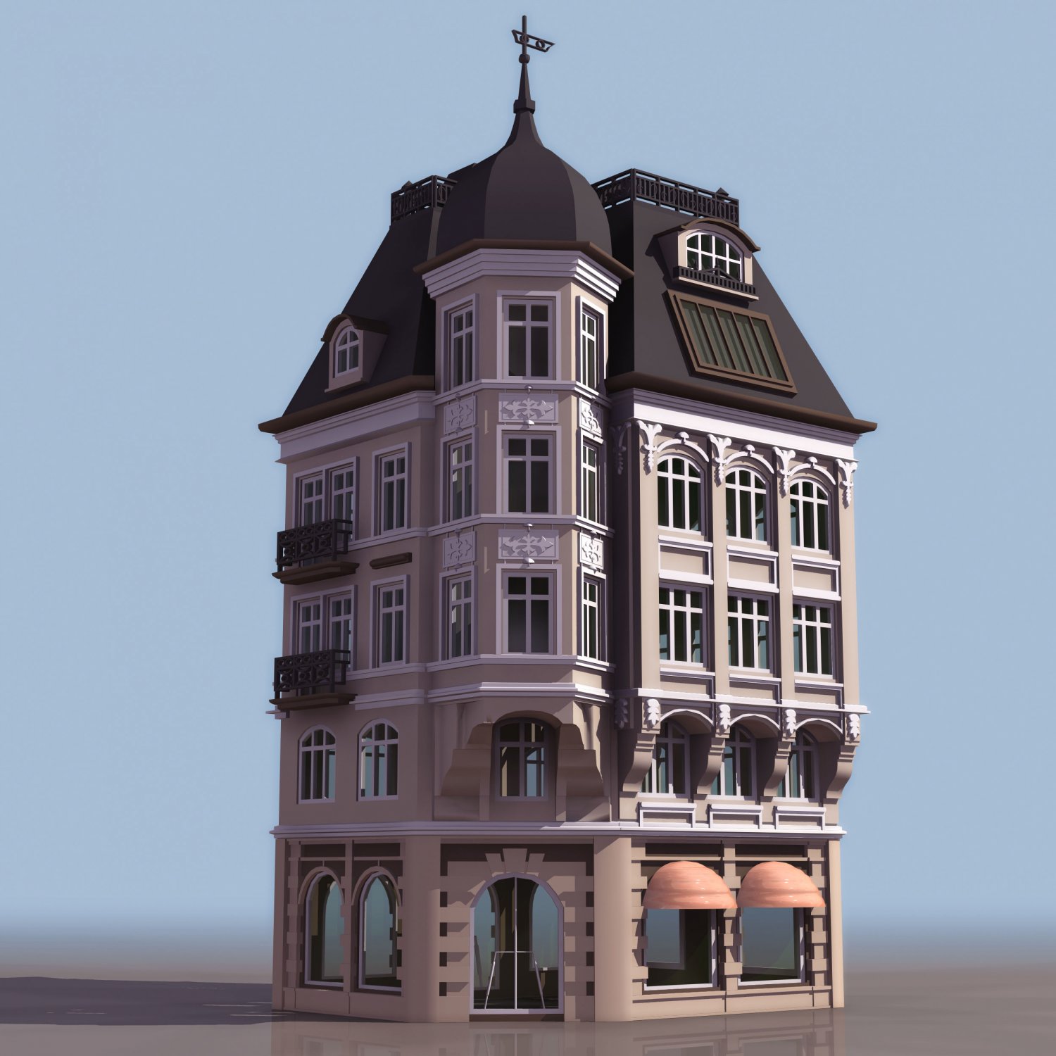 3д моделирование зданий