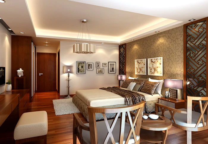 interior bedroom scene 3D Model .c4d .max .obj .3ds .fbx .stl .blend 