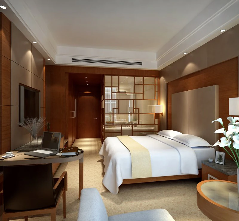 hotel room 01 3D Model .c4d .max .obj .3ds .fbx .stl .blend 