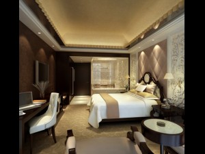 hotel room 3 Modello 3D