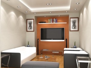 media room Modello 3D