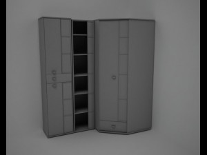 corner cabinet 3D Модель