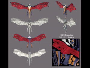 low-poly character 3D Model