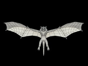 low-poly character 3D Model
