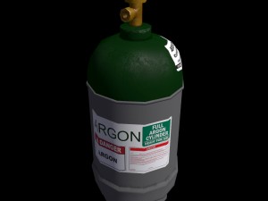 low-poly gas argon ballon 3D-Modell