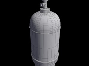 low-poly gas argon ballon 3D 모델