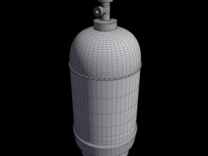 low-poly gas argon ballon 3D 모델