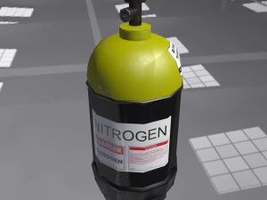 balon nitrogen gas poli rendah Model 3D
