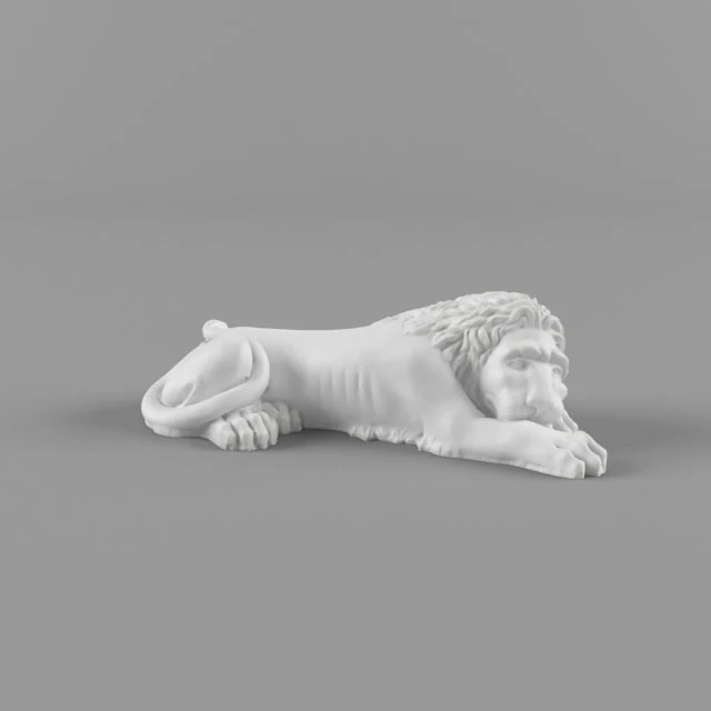 scultura del leone Modello 3D .c4d .max .obj .3ds .fbx .stl .blend 