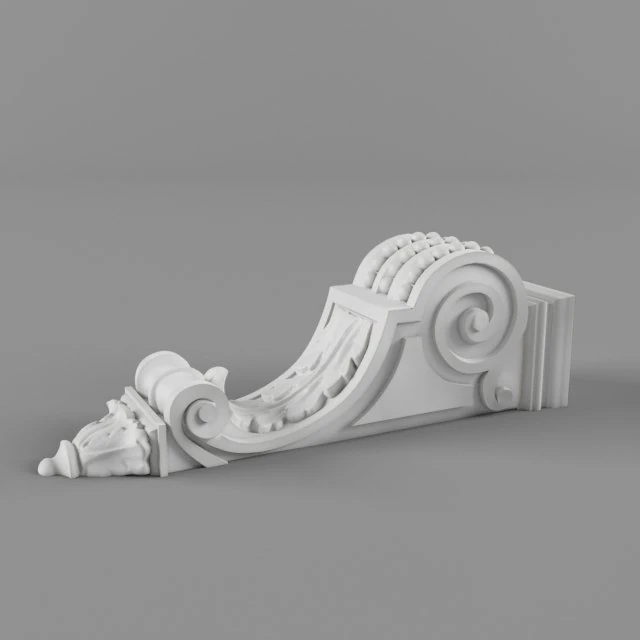 corbel 3D Model .c4d .max .obj .3ds .fbx .stl .blend 