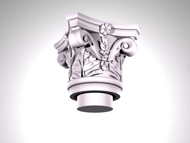 capital for  column 1 3D 模型 .c4d .max .obj .3ds .fbx .stl .blend 