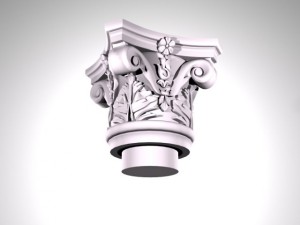 capital for  column 1 3D Model
