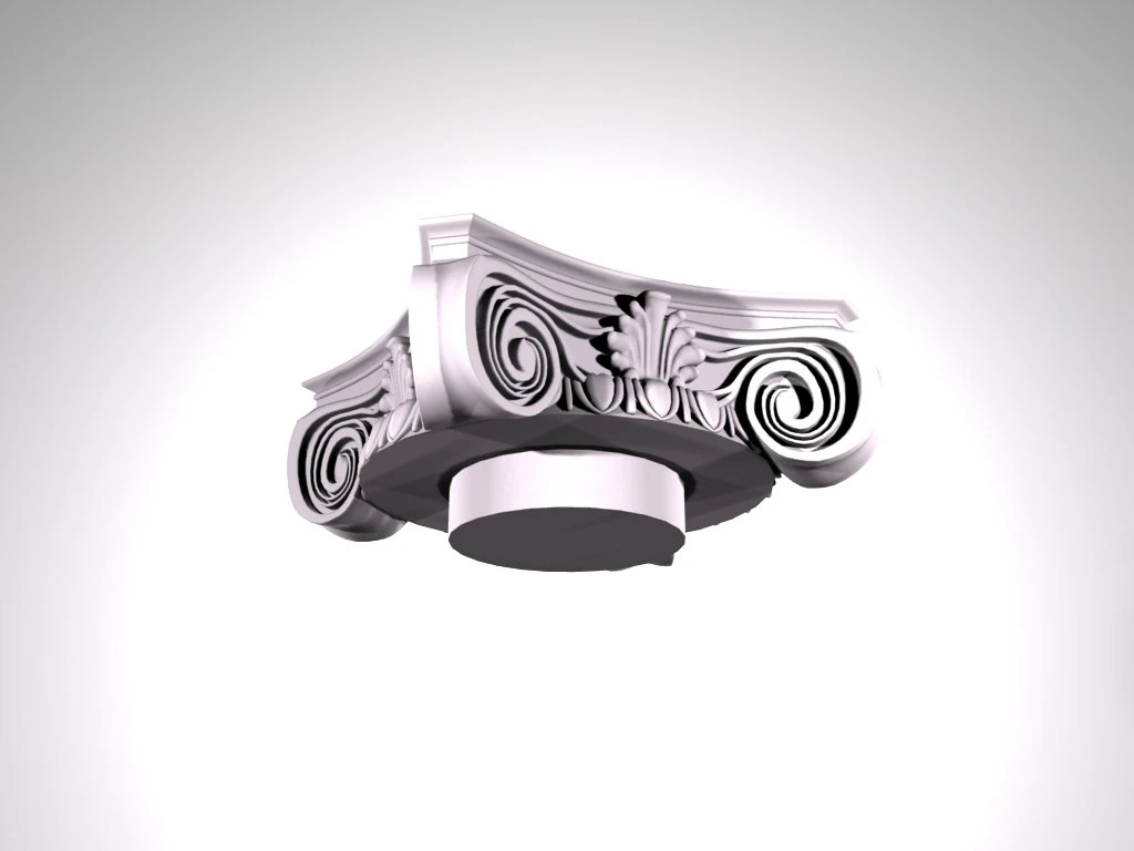 capital for column 2 3D Model .c4d .max .obj .3ds .fbx .stl .blend 