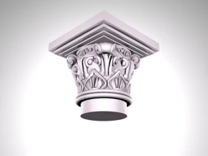 capital for column 4 3D Model