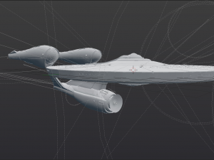 uss - enterprise 2009 Modelo 3D