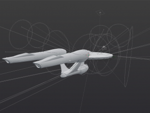 uss - enterprise 2009 Modelo 3D