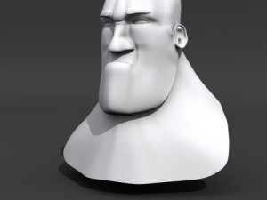 cartoon head 3D मॉडल