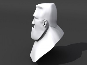 cartoon head 3D मॉडल