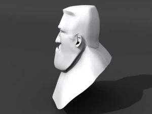 cartoon head 3D Model