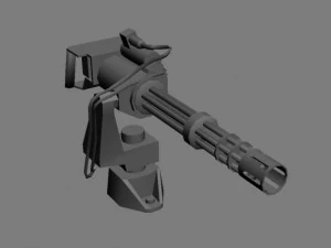 low poly minim134 3D Model