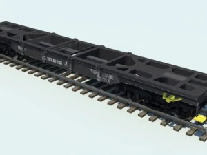 piattaforma ferroviaria Modello 3D