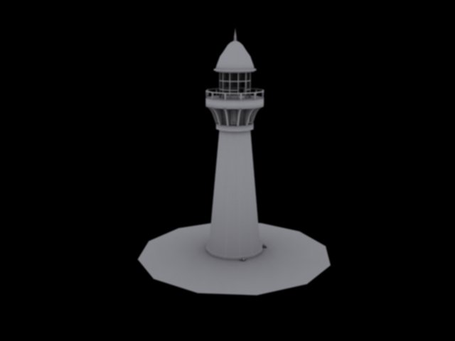 guard tower Model 3D .c4d .max .obj .3ds .fbx .stl .blend 